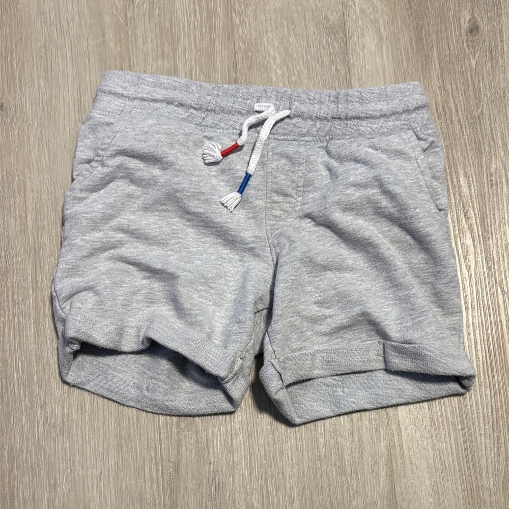 Kids Light Gray Casual Shorts